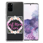 Samsung Galaxy S20 Plus Best Mom Ever Mother's Day Flowers Double Layer Phone Case Cover