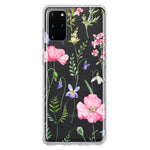 Samsung Galaxy S20 Plus Spring Pastel Wild Flowers Summer Classy Elegant Beautiful Hybrid Protective Phone Case Cover