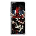 Samsung Galaxy S20 Plus British UK Flag Skull Hybrid Protective Phone Case Cover