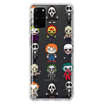 Samsung Galaxy S20 Plus Cute Classic Halloween Spooky Cartoon Characters Hybrid Protective Phone Case Cover