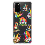 Samsung Galaxy S20 Plus Colorful Neon Glow Rainbow Gnomes Painting Hybrid Protective Phone Case Cover