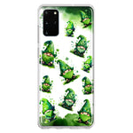 Samsung Galaxy S20 Plus Gnomes Shamrock Lucky Green Clover St. Patrick Hybrid Protective Phone Case Cover