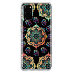 Samsung Galaxy S20 Plus Mandala Geometry Abstract Elephant Pattern Hybrid Protective Phone Case Cover