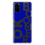 Samsung Galaxy S20 Plus Blue Clear Funny Text Quote Ok Boomer Hybrid Protective Phone Case Cover