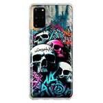 Samsung Galaxy S20 Plus Skulls Graffiti Painting Art Hybrid Protective Phone Case Cover