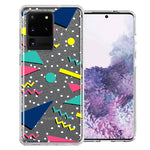 Samsung Galaxy S20 Ultra 90's Swag Shapes Design Double Layer Phone Case Cover