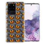 Samsung Galaxy S20 Ultra Monarch Butterflies Design Double Layer Phone Case Cover