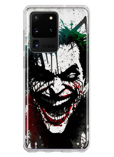 Samsung Galaxy S20 Ultra Laughing Joker Painting Graffiti Hybrid Protective Phone Case Cover