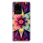 Samsung Galaxy S20 Ultra Mandala Geometry Abstract Star Pattern Hybrid Protective Phone Case Cover