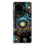 Samsung Galaxy S20 Ultra Mandala Geometry Abstract Multiverse Pattern Hybrid Protective Phone Case Cover