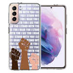 Samsung Galaxy S21 BLM Equality Stand With You Double Layer Phone Case Cover