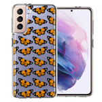 Samsung Galaxy S21 Plus Monarch Butterflies Design Double Layer Phone Case Cover