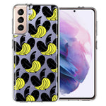 Samsung Galaxy S21 Plus Tropical Bananas Design Double Layer Phone Case Cover