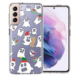 Samsung Galaxy S21 Plus Halloween Christmas Ghost Design Double Layer Phone Case Cover