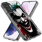 Samsung Galaxy S22 Ultra Laughing Joker Painting Graffiti Hybrid Protective Phone Case Cover