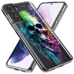 Samsung Galaxy S22 Ultra Fantasy Octopus Tentacles Skull Hybrid Protective Phone Case Cover