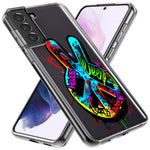 Samsung Galaxy S21 Peace Graffiti Painting Art Hybrid Protective Phone Case Cover