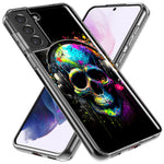 Samsung Galaxy Note 20 Ultra Fantasy Skull Headphone Colorful Pop Art Hybrid Protective Phone Case Cover