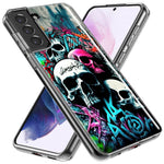 Samsung Galaxy Note 20 Ultra Skulls Graffiti Painting Art Hybrid Protective Phone Case Cover