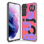 Samsung Galaxy Note 9 Pink Purple Clear Funny Text Quote Boujee Hybrid Protective Phone Case Cover