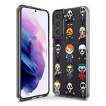 Samsung Galaxy Note 20 Ultra Cute Classic Halloween Spooky Cartoon Characters Hybrid Protective Phone Case Cover