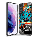 Samsung Galaxy S21 Lowrider Painting Graffiti Art Hybrid Protective Phone Case Cover