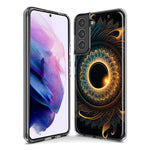 Samsung Galaxy Note 9 Mandala Geometry Abstract Eclipse Pattern Hybrid Protective Phone Case Cover