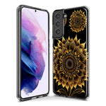 Samsung Galaxy S10 Mandala Geometry Abstract Sunflowers Pattern Hybrid Protective Phone Case Cover