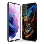 Samsung Galaxy Note 9 Mandala Geometry Abstract Butterfly Pattern Hybrid Protective Phone Case Cover