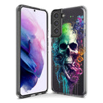 Samsung Galaxy S21 FE Fantasy Octopus Tentacles Skull Hybrid Protective Phone Case Cover