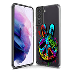 Samsung Galaxy S10e Peace Graffiti Painting Art Hybrid Protective Phone Case Cover