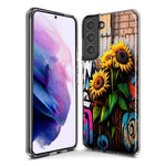 Samsung Galaxy S23 Plus Sunflowers Graffiti Painting Art Hybrid Protective Phone Case Cover