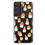 Samsung Galaxy S22 Cute Cartoon Mushroom Ghost Characters Hybrid Protective Phone Case Cover