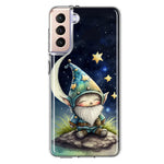 Samsung Galaxy S21 Plus Stars Moon Starry Night Space Gnome Hybrid Protective Phone Case Cover