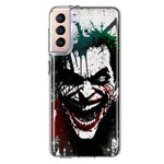 Samsung Galaxy S21 Plus Laughing Joker Painting Graffiti Hybrid Protective Phone Case Cover