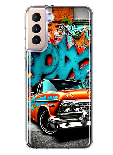 Samsung Galaxy S21 Lowrider Painting Graffiti Art Hybrid Protective Phone Case Cover