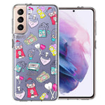 Samsung Galaxy S21 Plus Valentine's Day Candy Feels like Love Hearts Double Layer Phone Case Cover