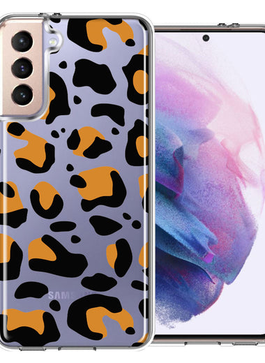 Samsung Galaxy S21 Plus Classic Animal Wild Leopard Jaguar Print Double Layer Phone Case Cover