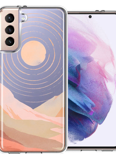 Samsung Galaxy S21 Plus Desert Mountains Design Double Layer Phone Case Cover