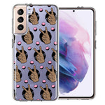 Samsung Galaxy S21 Plus Peace for All Design Double Layer Phone Case Cover
