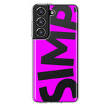 Samsung Galaxy S21 FE Hot Pink Clear Funny Text Quote Simp Hybrid Protective Phone Case Cover