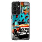 Samsung Galaxy S21 Ultra Lowrider Painting Graffiti Art Hybrid Protective Phone Case Cover