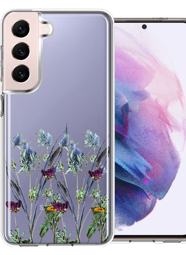For Samsung Galaxy S21 FE  Country Dried Flowers Phone Case Cover