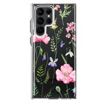 Samsung Galaxy S22 Ultra Spring Pastel Wild Flowers Summer Classy Elegant Beautiful Hybrid Protective Phone Case Cover