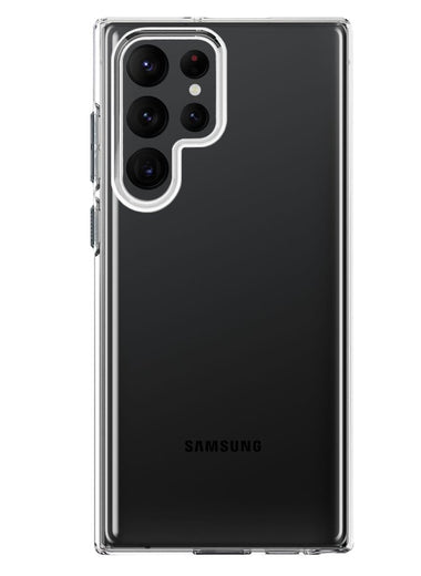 Samsung Galaxy S23 Ultra Clear Shockproof Heavy Duty Double Layer Dual Hybrid Protective Phone Case Cover