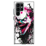Samsung Galaxy S22 Ultra Evil Joker Face Painting Graffiti Hybrid Protective Phone Case Cover