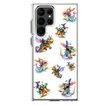 Samsung Galaxy S22 Ultra Cute Fairy Cartoon Gnomes Dragons Monsters Hybrid Protective Phone Case Cover