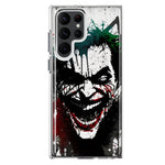 Samsung Galaxy S22 Ultra Laughing Joker Painting Graffiti Hybrid Protective Phone Case Cover