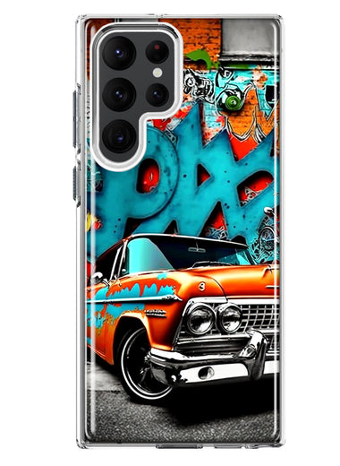 Samsung Galaxy S22 Ultra Lowrider Painting Graffiti Art Hybrid Protective Phone Case Cover