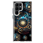 Samsung Galaxy S22 Ultra Mandala Geometry Abstract Multiverse Pattern Hybrid Protective Phone Case Cover